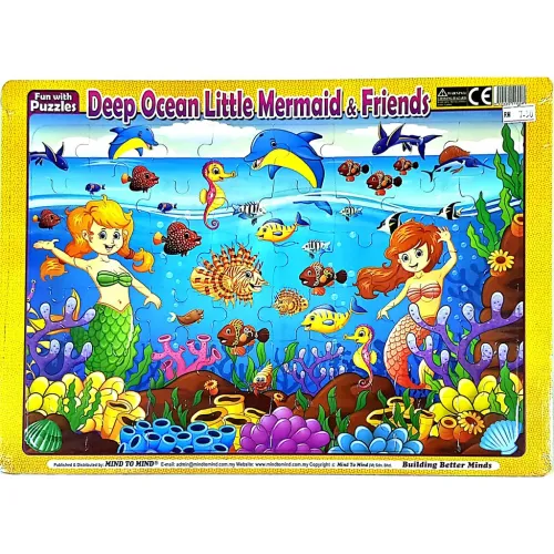 Fun With Puzzles Deep Ocean Little Mermaid & Friends Пазлы