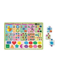 Fun With Puzzles Numbers, Shapes & Colours 