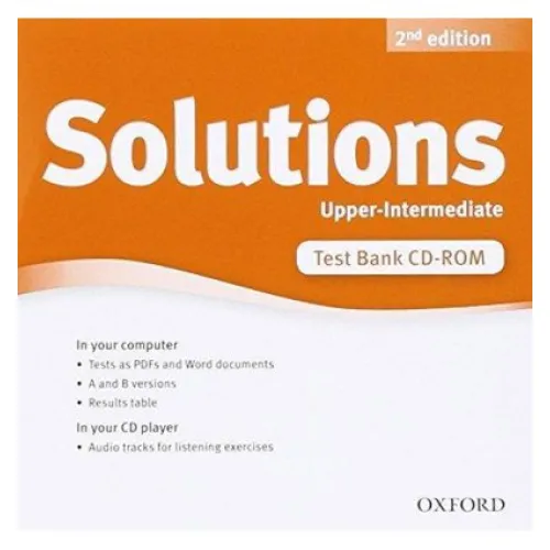 Solutions: Upper Intermediate: 2nd Edition Test Bank CD-ROM Тесты к курсу
