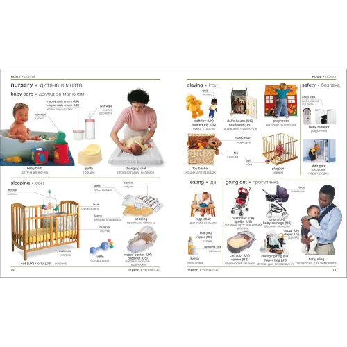 Visual Bilingual Dictionary: English Ukrainian with FREE Audio APP Словник - Фото 2