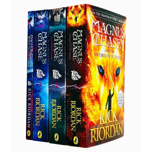 Magnus Chase and the Gods of Asgard: Complete Collection (4 Books Slipcase) (Rick Riordan)