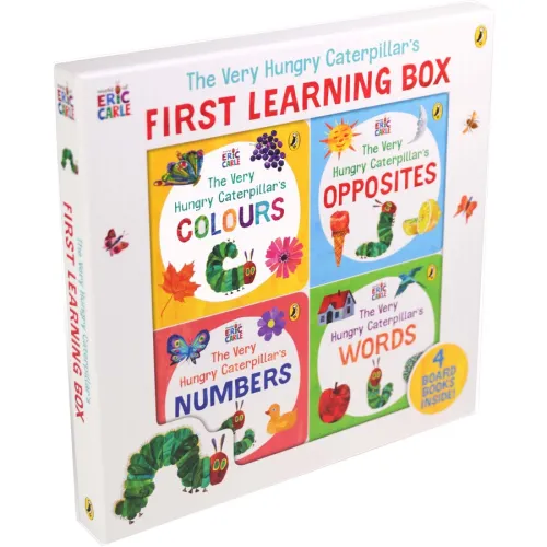 The Very Hungry Caterpillar's: FIRST LEARNING BOX (4 books inside)