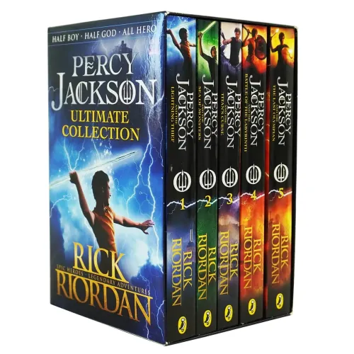 Percy Jackson: Complete Collection (5 Books Slipcase) (Rick Riordan)