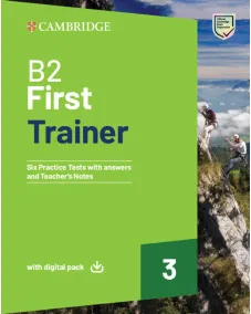 B2 First Trainer 3 Trainer with Answers with Digital Pack Книга для подготовке к экзаменам