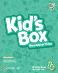 Kid's Box New Generation British English Level 4 Activity Book with Digital Pack Рабочая тетрадь