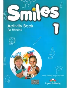 SMILES FOR UKRAINE 1 ACTIVITY BOOK (with stickers & cards inside) Робочий зошит