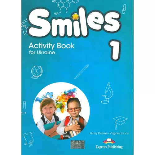 SMILES FOR UKRAINE 1 ACTIVITY BOOK (with stickers & cards inside) Рабочая тетрадь