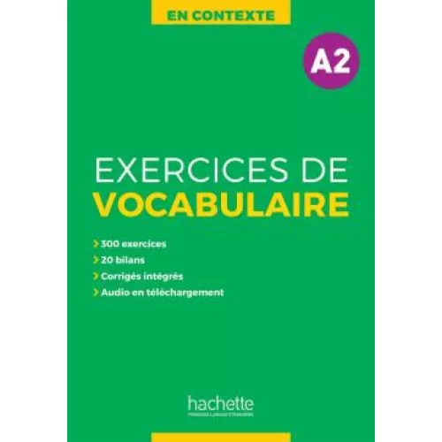 En Contexte: Exercices de vocabulaire A2 Livre +Audio +Corrigés