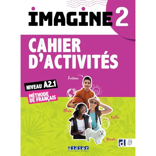 Imagine 2: Cahier d'activites + CD mp3 + didierfle.app (Edition 2022)