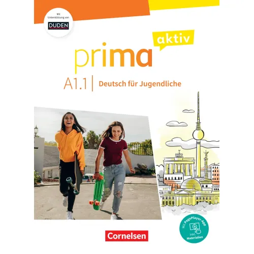 Prima aktiv A1.1 Kursbuch inkl. PagePlayer App + interaktiven Übungen Підручник