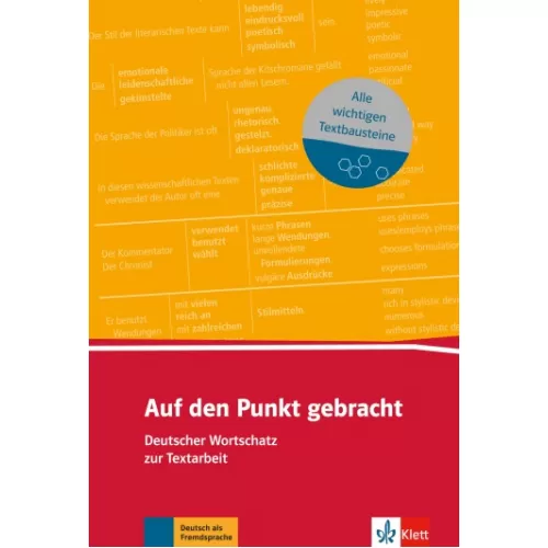 Auf den Punkt gebracht Deutscher Wortschatz zur Textarbeit
