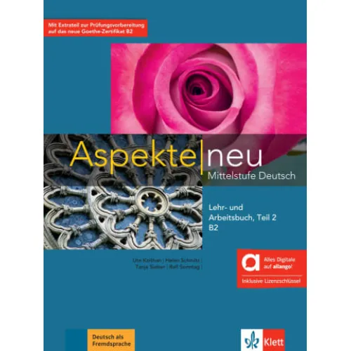 Aspekte neu B2 Teil 2 - Hybride Ausgabe allango Lehr- und Arbeitsbuch, Teil 2 inklusive Lizenzschlüssel allango (24 Monate) Учебнику и рабочая тетрадь