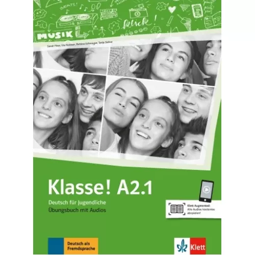 Klasse! A2.1 Übungsbuch mit Audio Робочий зошит
