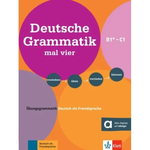 Deutsche Grammatik mal vier B1+/B2/C1 Übungsgrammatik Deutsch als Fremdsprache Buch + Online Посібник з граматики