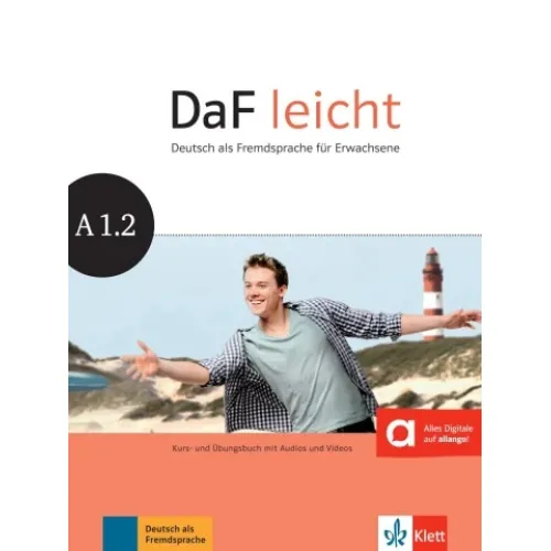 DaF leicht A1.2 Deutsch als Fremdsprache für Erwachsene Kurs- und Übungsbuch mit Audios und Videos Учебник и рабочая тетрадь