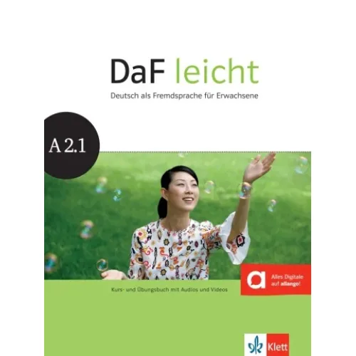 DaF leicht A2.1 Deutsch als Fremdsprache für Erwachsene Kurs- und Übungsbuch mit Audios und Videos Учебник и рабочая тетрадь