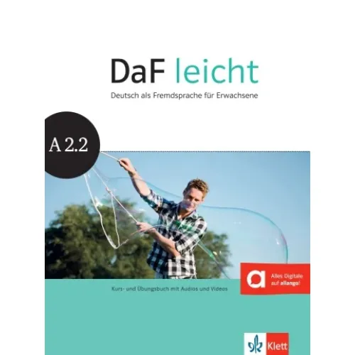 DaF leicht A2.2 Deutsch als Fremdsprache für Erwachsene Kurs- und Übungsbuch mit Audios und Videos Учебник и рабочая тетрадь