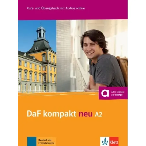 DaF kompakt neu A2 Kurs- und Übungsbuch mit Audios Підручник та робочий зошит