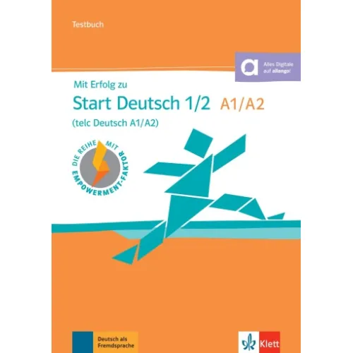 Mit Erfolg zu Start Deutsch 1/2 (telc Deutsch A1/A2) Testbuch +Audio-CD Книга з підготовки до іспитів