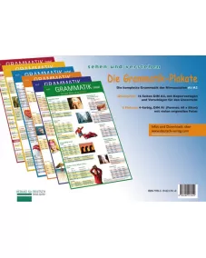 Die Grammatik-Plakate A1/A2 Übungsheft und 6 Plakate