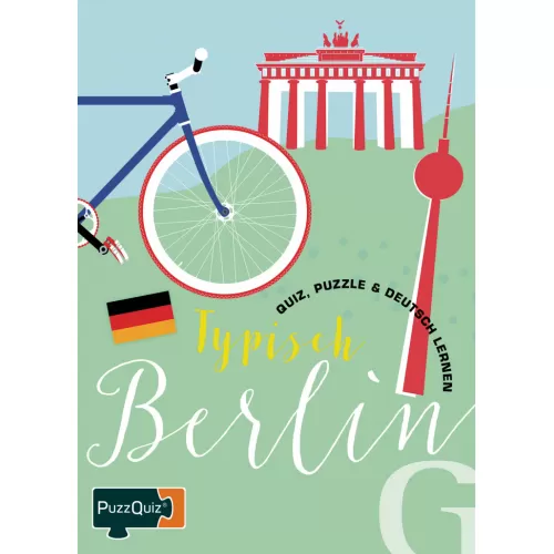 PuzzQuiz - Typisch Berlin Sprach- und Reisespiel Quiz, Puzzle & Deutsch lernen