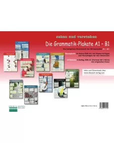 Die Grammatik-Plakate A1–B1 Übungsheft und 10 Plakate