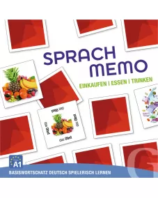 SPRACHMEMO Einkaufen, Essen, Trinken Sprachspiel Basiswortschatz Deutsch spielerisch lernen