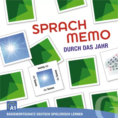 SPRACHMEMO Durch das Jahr Sprachspiel Basiswortschatz Deutsch spielerisch lernen
