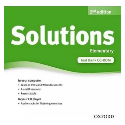 SOLUTIONS: ELEMENTARY 2ND EDITION: TEST BANK CD-ROM