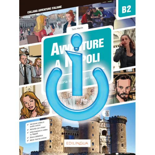 Avventure a Napoli B2 – Storia illustrata per studenti d’italiano LS/L2 – Libro di classe I-D-E-E (ebook)