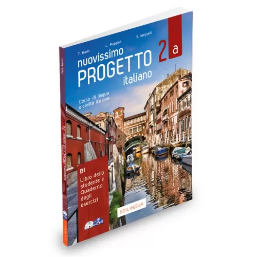 Nuovissimo Progetto Italiano 2A (B1) Libro & Quaderno + Audio +video