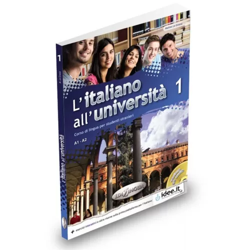 L'italiano all'universita 1 Libro di classe ed Eserciziario +CD audio