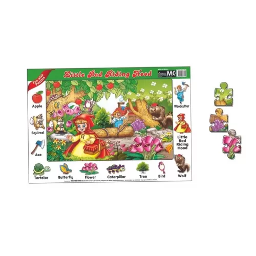 Fun With Puzzles Little Red Riding Hood Пазлы