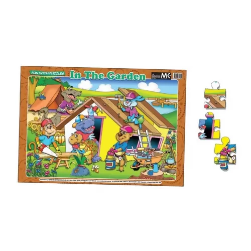 Fun With Puzzles In The Garden Пазлы