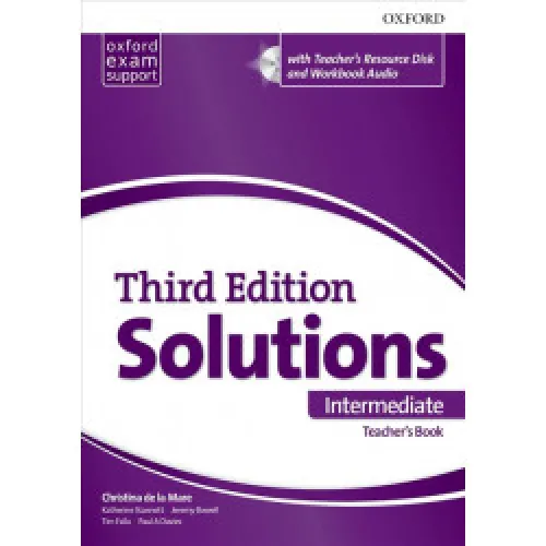 Solutions 3ed Intermediate Teacher's Book Книга для учителя