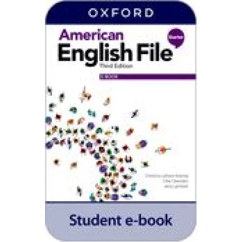 American English File 3ED Level Starter Student e-book and Online Practice (2 years' access code)