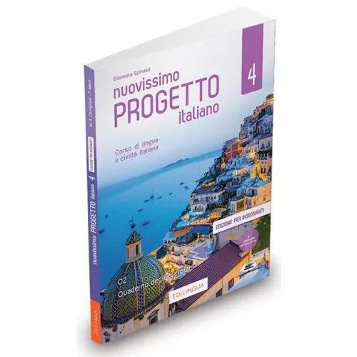 Nuovissimo Progetto Italiano 4 (C2) Quaderno degli esercizi dell’insegnante + CD audio Робочий зошит для вчителя