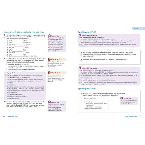 English for Exams 2ED: Speaking for IELTS 5-6+ (B1+) Книга з підготовки до іспитів - Фото 4