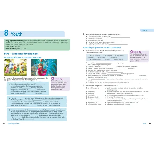 English for Exams 2ED: Speaking for IELTS 5-6+ (B1+) Книга з підготовки до іспитів - Фото 3
