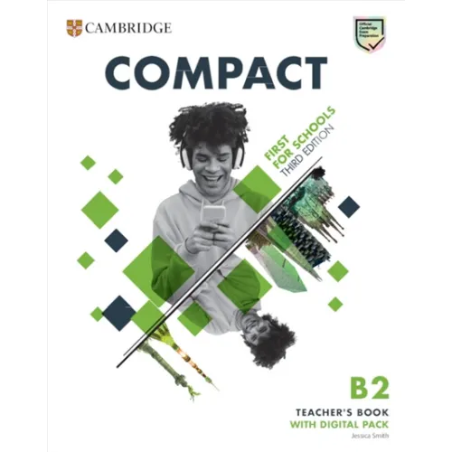 Compact B2 First For Schools 3ED Teacher's Book with Digital Pack Книга для вчителя