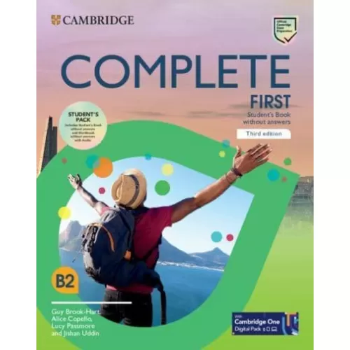 Complete B2 First 3ED Student's Pack (SB w/o Answers, WB w/o Answers with Audio) Підручник та робочий зошит