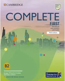 Complete B2 First 3ED Workbook with answers and Audio