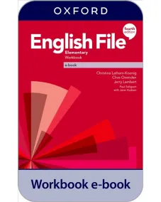 English File 4ED Elementary Workbook e-book (2 years' access code)