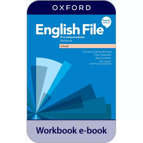 English File 4ED Pre-Intermediate Workbook e-book (2 years' access code)