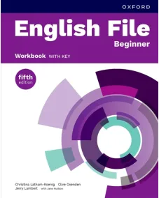 English File 5ED Beginner Workbook with key (print)