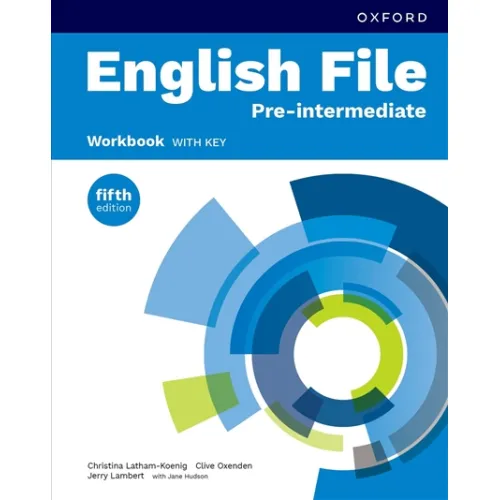 English File 5ED Pre-Intermediate Workbook with key (print) Рабочая тетрадь