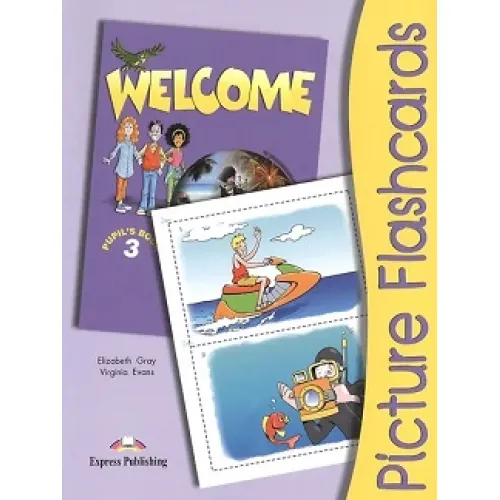 WELCOME 3 Picture Flashcards and Videos Набор лексических карточек
