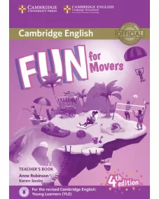 Fun for Movers 4ED Teacher's Book with Downloadable Audio