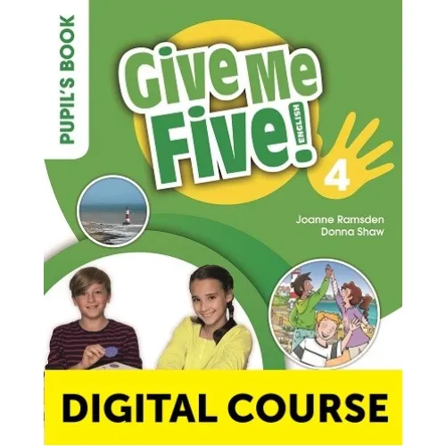 GIVE ME FIVE! Level 4 Digital Pupil's Book with Navio App and Pupil's Resources