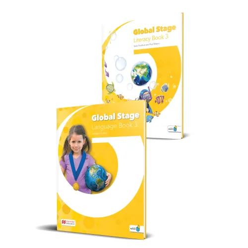 GLOBAL STAGE Level 3 Literacy Book and Language Book with Navio App Учебник